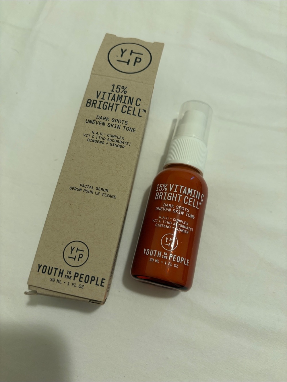 NIB Youth To The People 15% Vitamin C Bright Cell Facial Serum -l